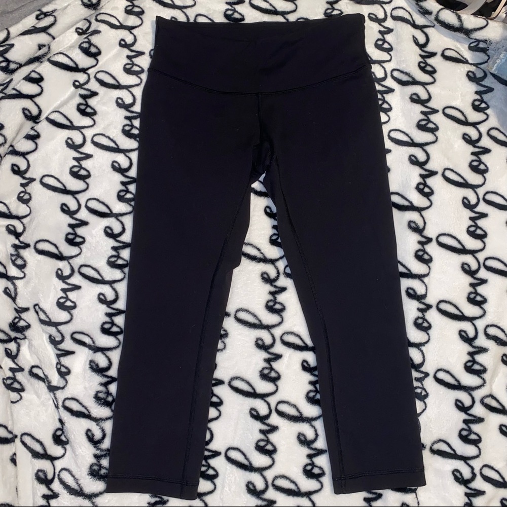 Lululemon Athletica wunder under crop leggings